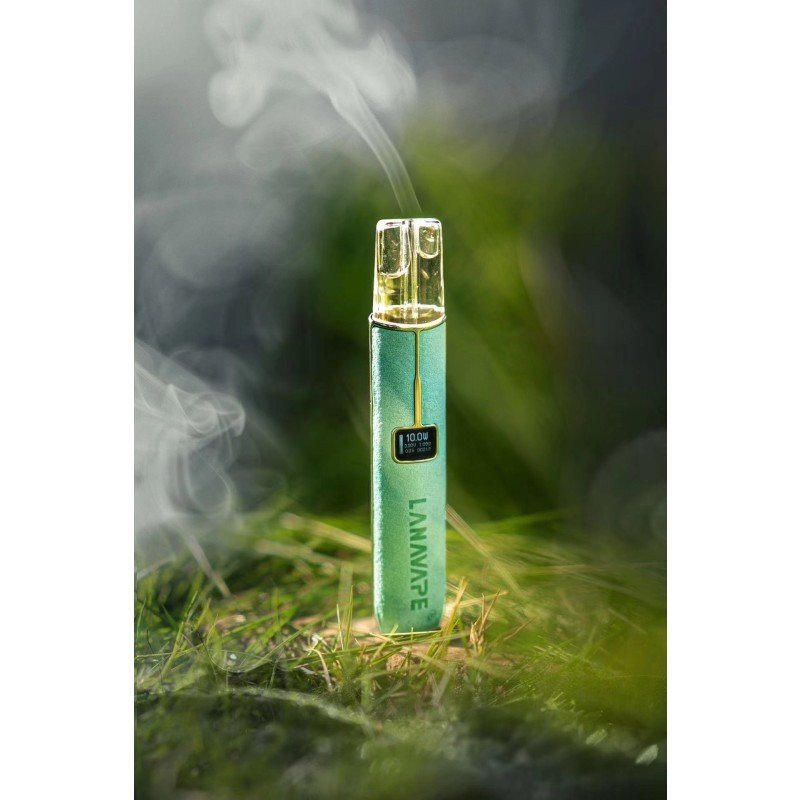 LANA 皮革充電式主機 液晶螢幕顯示電量|質感霧化桿 長效續航:圖片 2