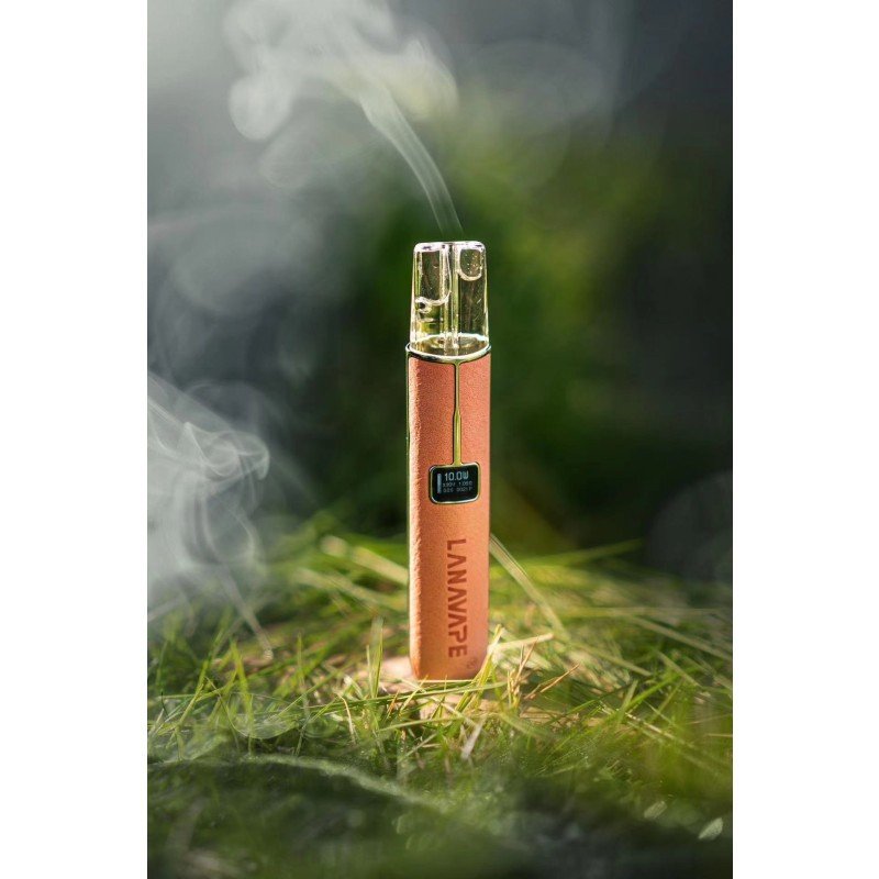 LANA 皮革充電式主機 液晶螢幕顯示電量|質感霧化桿 長效續航:圖片 3