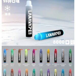 LANA ZOLT 拋棄式電子煙 8000口大容量 可充電設計|一次性長續航