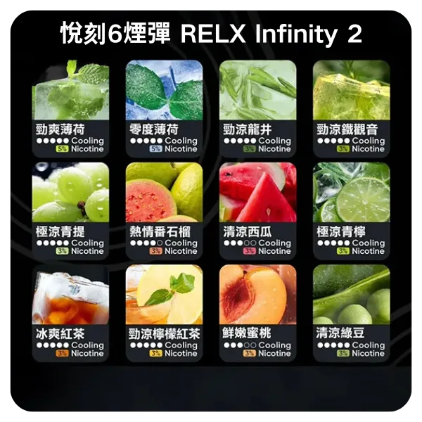 RELX Infinity 2 悅刻煙彈 兼容五代幻影、六代宙斯主機|原廠霧化彈:圖片 2